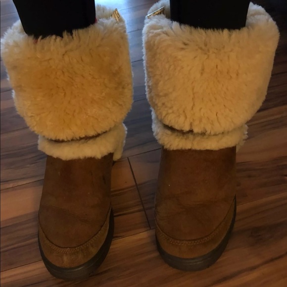 fold down fur uggs